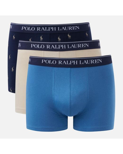 Polo Ralph Lauren 3er-Pack klassische Boxer Briefs in Blue für Herren