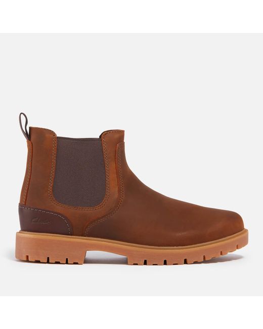 Clarks Rossdale Top Leather Boots in Brown für Herren