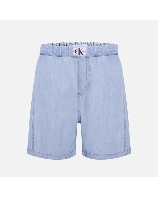 Calvin Klein Blue Denim Boxer Shorts