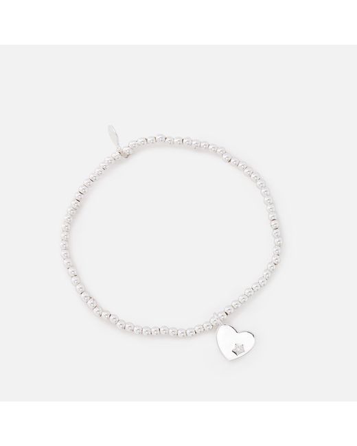 Joma Jewellery White A Little It's Your Year Silver-tone Bracelet