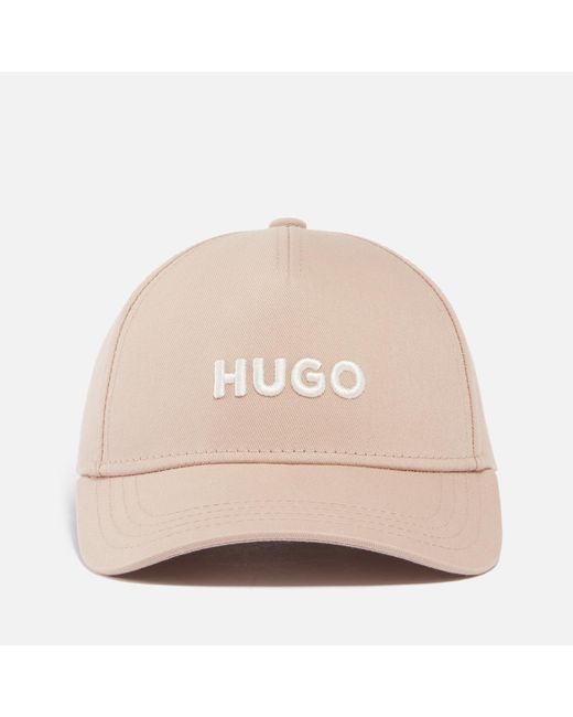 HUGO Natural Jude-bl Cotton-twill Cap for men