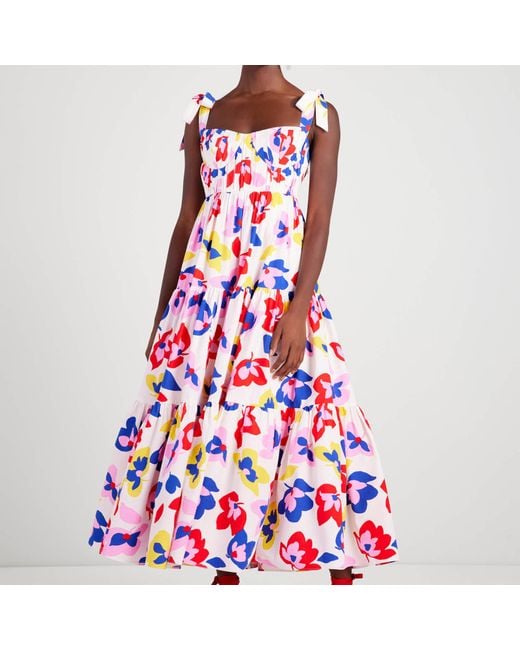 Kate Spade Summer Flowers Tiered Dress Lyst UK