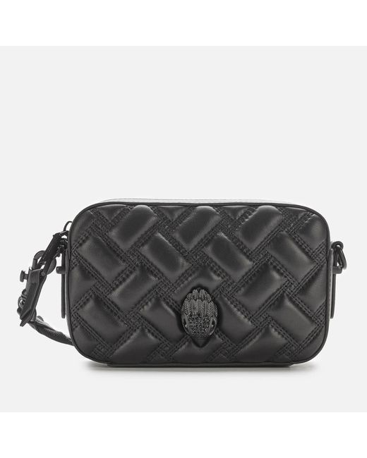 Kurt Geiger Leather Kensington Small Camera Drch Bag in Black Save 2