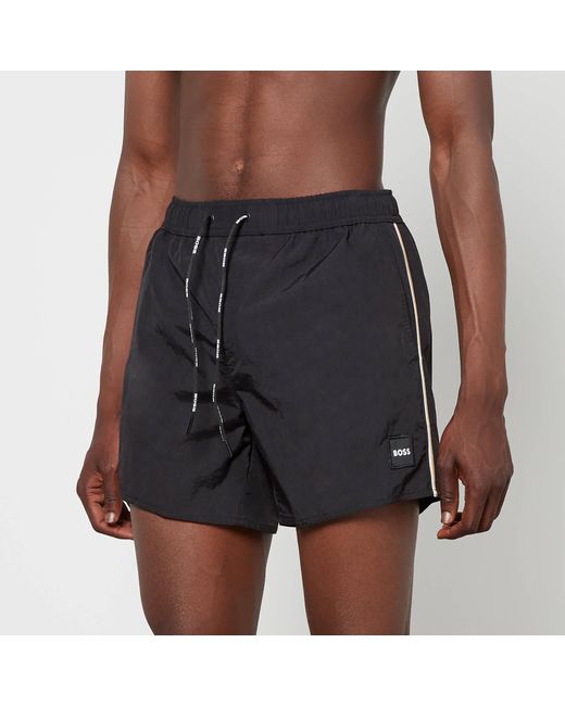 BOSS by HUGO BOSS Synthetic Swimwear Lobster Shell Swim Shorts in Black