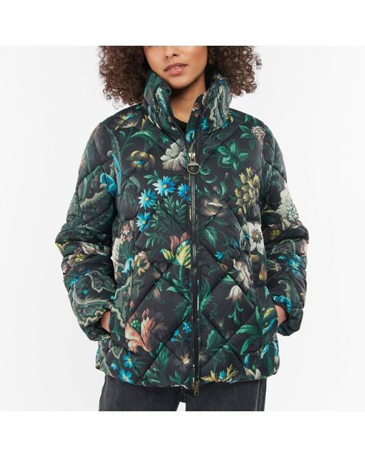 Barbour X House of Hackney Green Darnley Quilted Shell Jacket