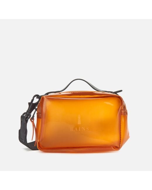 Rains Orange Box Bag Micro for men