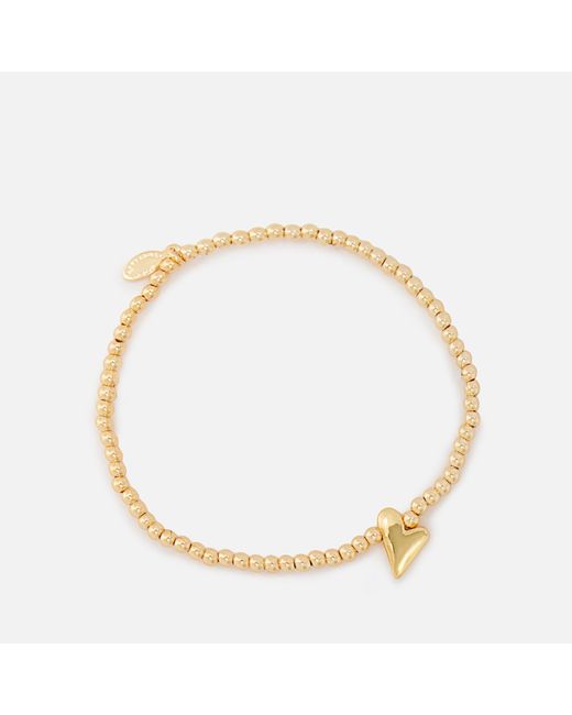 Joma Jewellery White A Little Best Friend Gold-tone Bracelet
