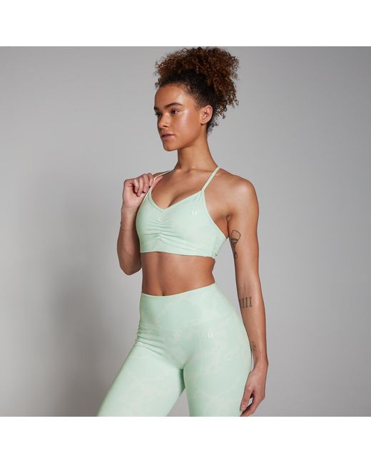 Mp Green Teo Abstract Sports Bra
