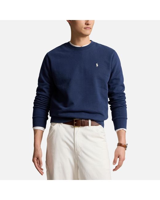 Polo Ralph Lauren Blue Loopback Cotton Sweatshirt for men