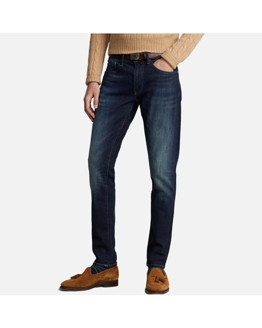 Polo Ralph Lauren Blue Eldridge Cotton Skinny Jeans for men