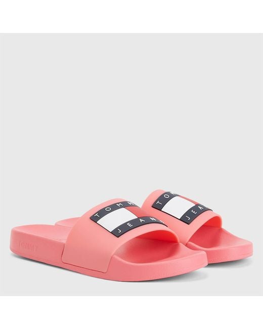 tommy hilfiger slide sandals