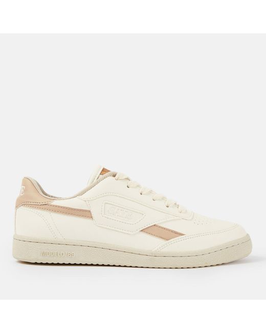 SAYE White Modelo '89 Vegan Leather Trainers