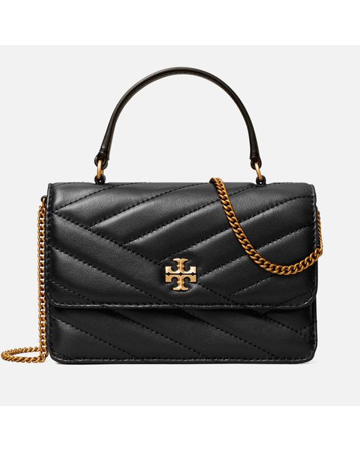 Tory Burch Kira Chevron Quilted Leather Wallet on a Chain