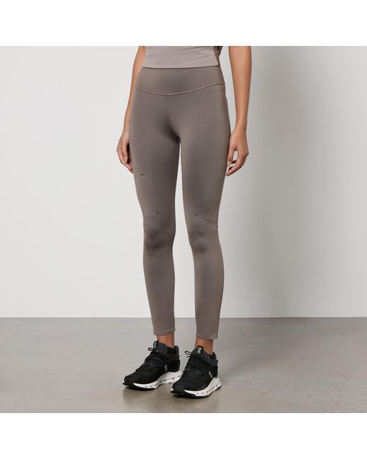 On Shoes Gray Performance 7/8 Stretch-jersey Leggings