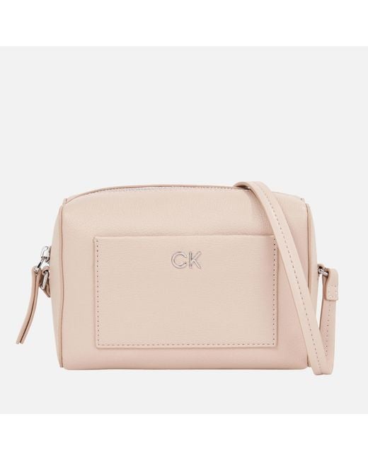 Calvin Klein Natural Ck Daily Pebble-grain Faux Leather Camera Bag