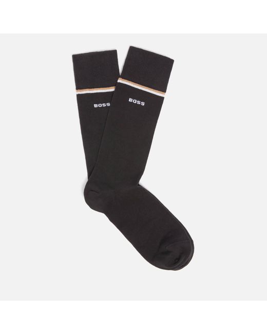 Boss 2 Pack Gift Charging Cable & Cotton-Blend Socks in Black für Herren