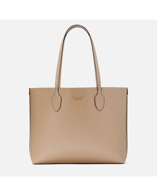 Kate Spade Natural Bleecker Saffiano Leather Large Tote Bag