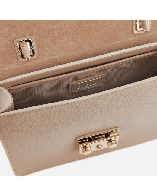 Furla Metropolis Small Top Handle Bag in Natural Lyst Australia
