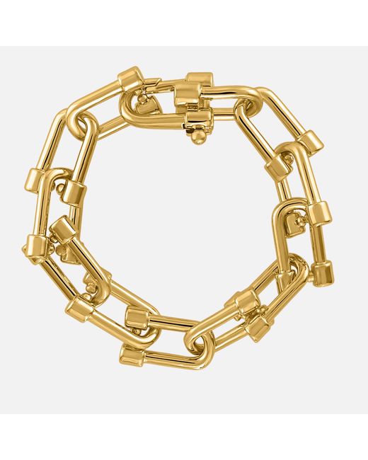 OMA THE LABEL Metallic The Kosi 18 Karat Gold-plated Cylinder Bracelet
