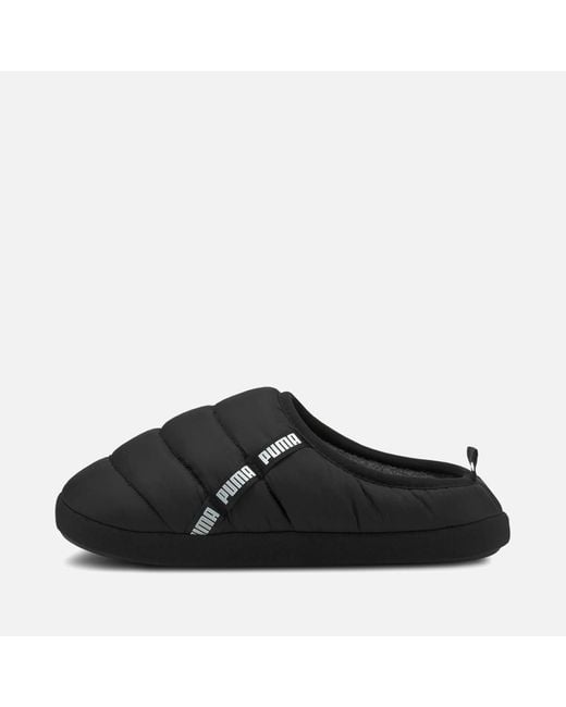 PUMA Black Scuff Slippers Shoes for men