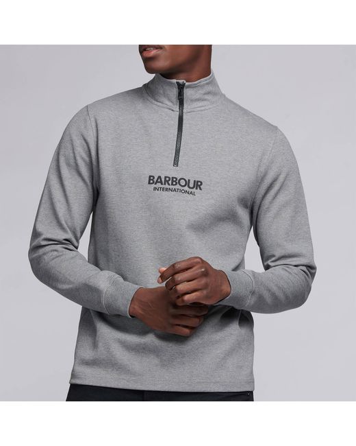 barbour grey sweatshirt