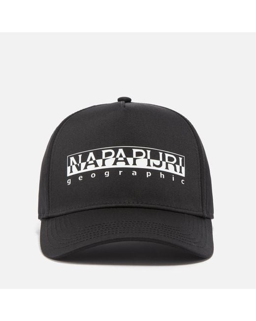 Napapijri Box Cotton-Twill Cap in Black für Herren