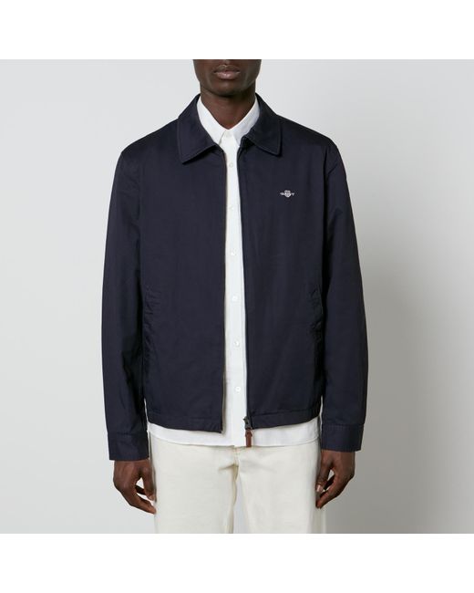 Gant Blue Windcheater Cotton Jacket for men