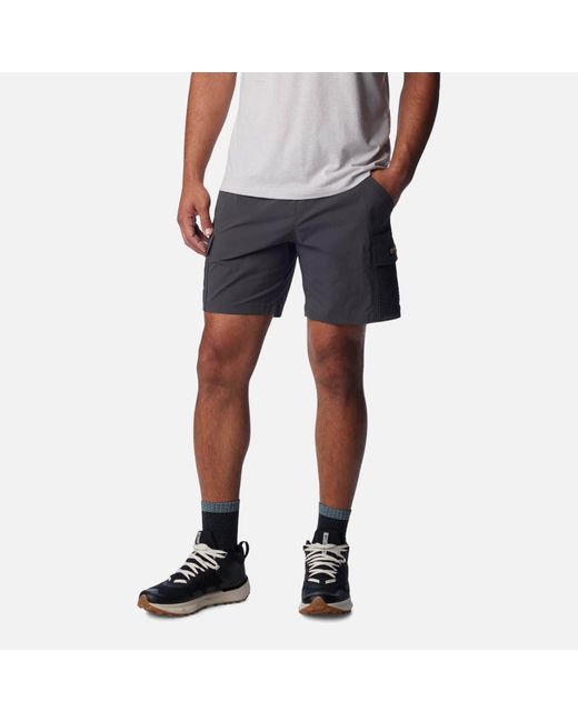 Columbia Blue Painted Peak Stretch-nylon Shorts for men