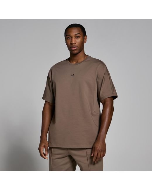 Mp Brown Lifestyle Heavyweight Oversized T-shirt for men