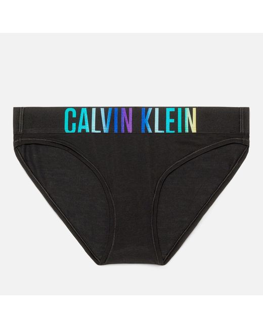 Calvin Klein Black Intense Pride Logo-print Stretch-jersey Briefs