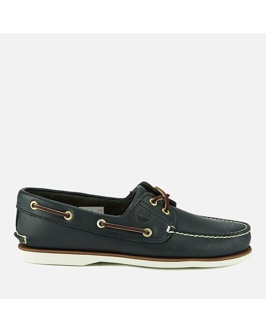 Timberland Black Classic 2-eye Boat Shoes for men
