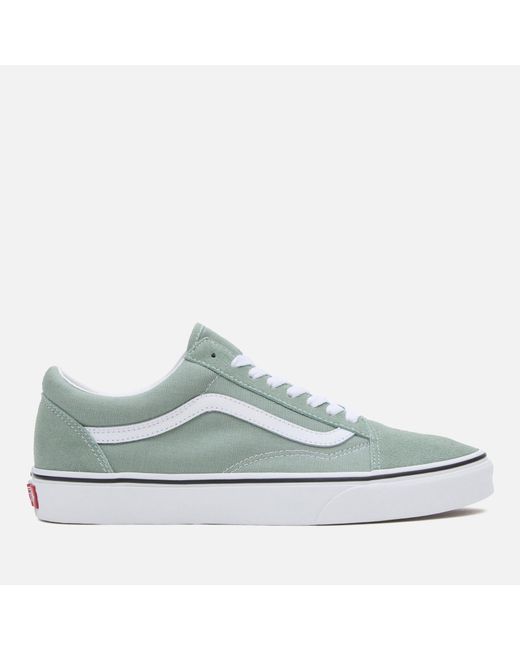 Vans Green Old Skool Suede And Canvas Trainers for men