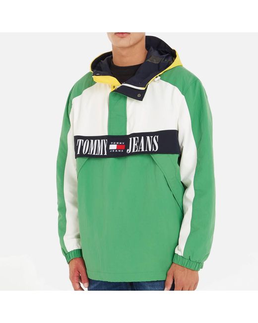 Tommy Hilfiger Oversized Chicago Archive Shell Jacket in Green for Men |  Lyst