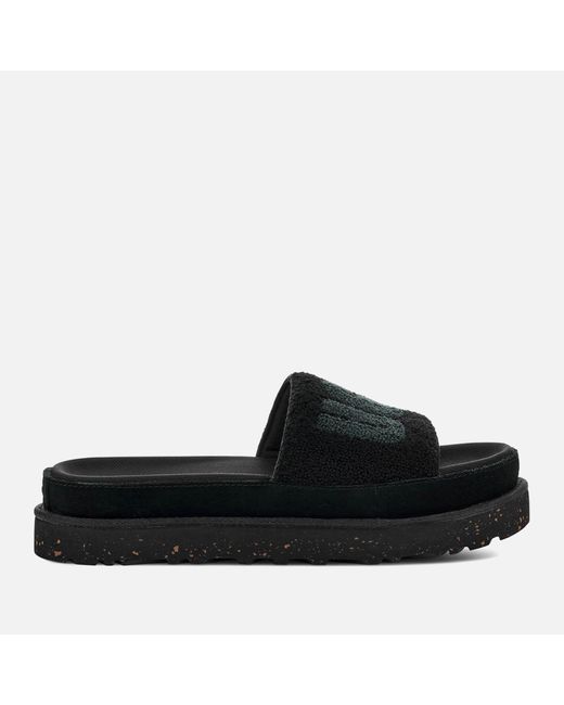 UGG Laton Suede Slide Sandals in Black - Save 2% | Lyst Canada
