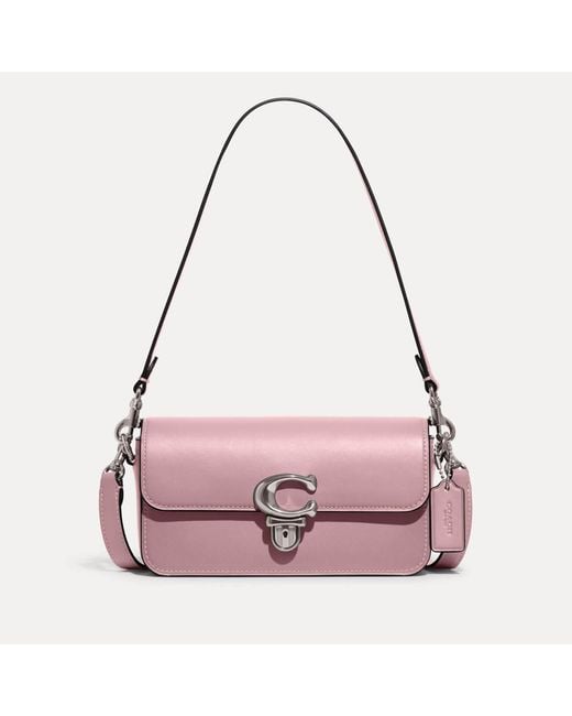 COACH Pink Studio Baguette Bag