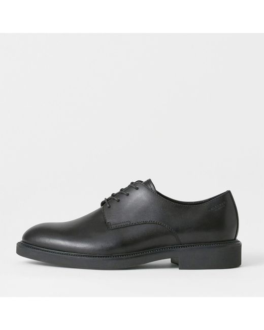 Vagabond Black Alex M Leather Derby Shoes for men