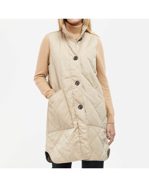 Barbour Natural Dumfries Quilted Shell Gilet