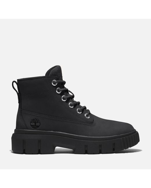 Timberland Greyfield Leather Combat Boots in Black | Lyst