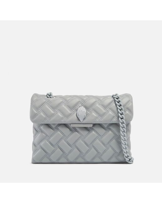 Kurt Geiger Kensington Drench Quilted Bag in Grey Lyst Australia