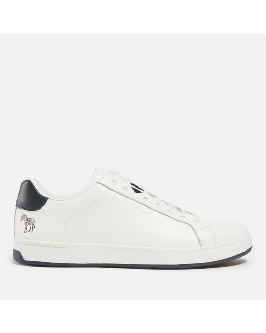 PS by Paul Smith White Albany Leather Trainers for men
