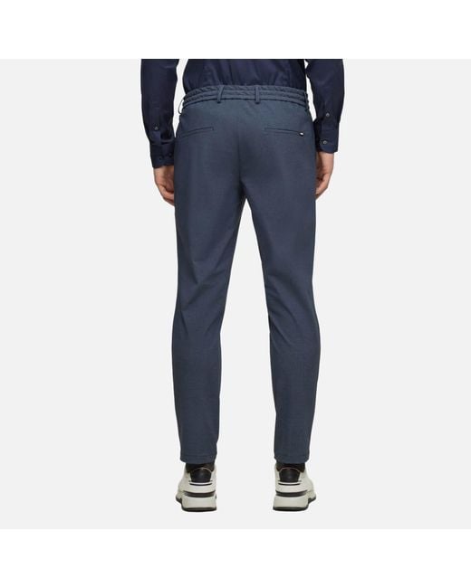 Boss Blue P-geniusj-rds-wg-233 Slim Fit Jersey Trousers for men