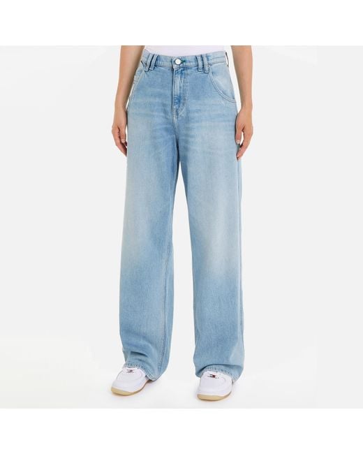 Tommy Hilfiger Blue Daisy Low-rise Baggy Denim Jeans