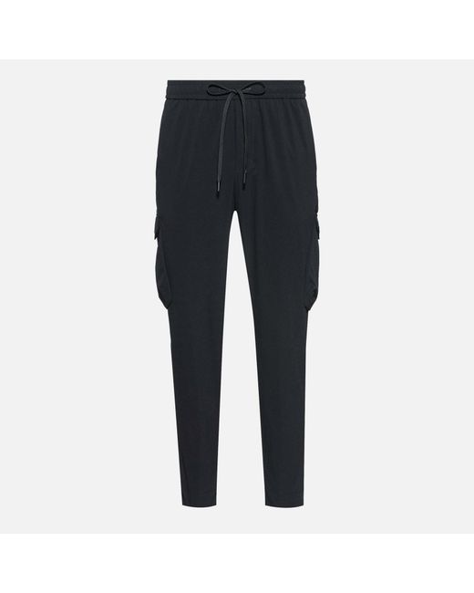 Boss Blue T_urbanex-cargo1 Stretch-jersey Cargo Trousers for men
