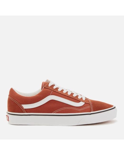 Vans Old Skool Pig Suede in Orange for Men | Lyst