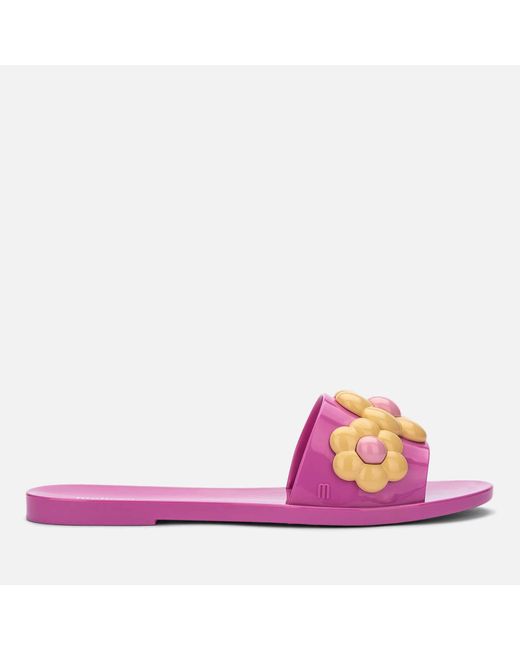 Melissa Pink Babe Spring Daisy Rubber Sandals