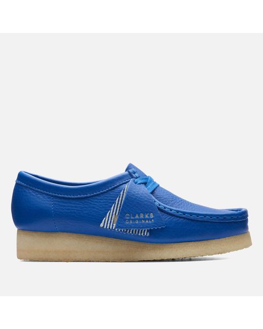 Clarks Blue Dancehall Pack Leather Wallabee Boots