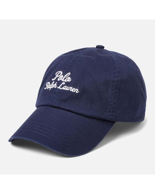 Polo Ralph Lauren Blue Classic Embroidered Cotton-twill Sports Cap for men