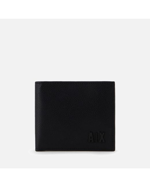 Armani Exchange Black Leather Wallet for men