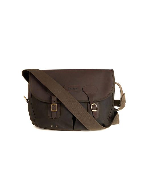 Barbour Wax Leather Terras Bag for Men - Save 35% - Lyst