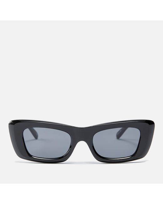 Le Specs Blue Dopamine Acetate Rectangular-frame Sunglasses